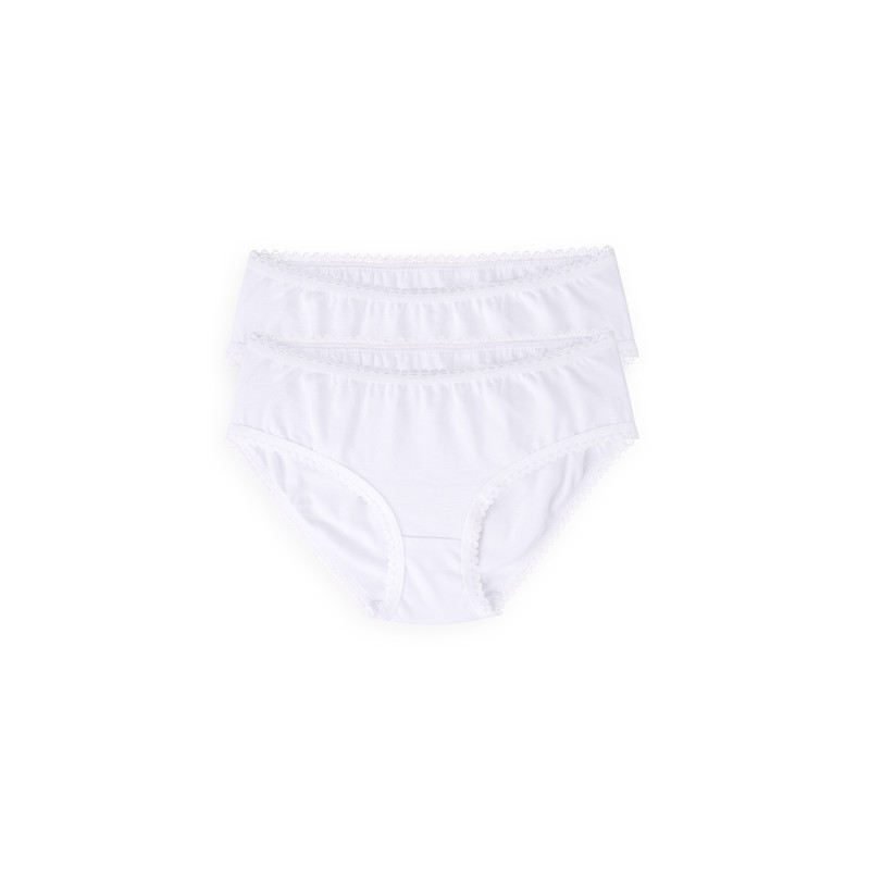 Աղջկա մանկական միագույն վարտիք 2 հատ